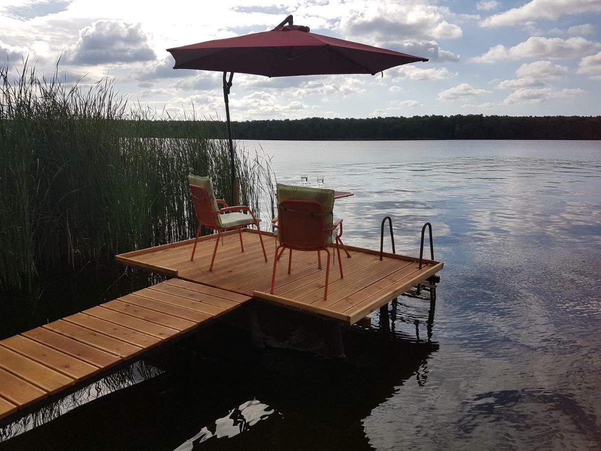 Zeuthen Ferienwohnung Am See, Stadtgrenze Berlin Buitenkant foto
